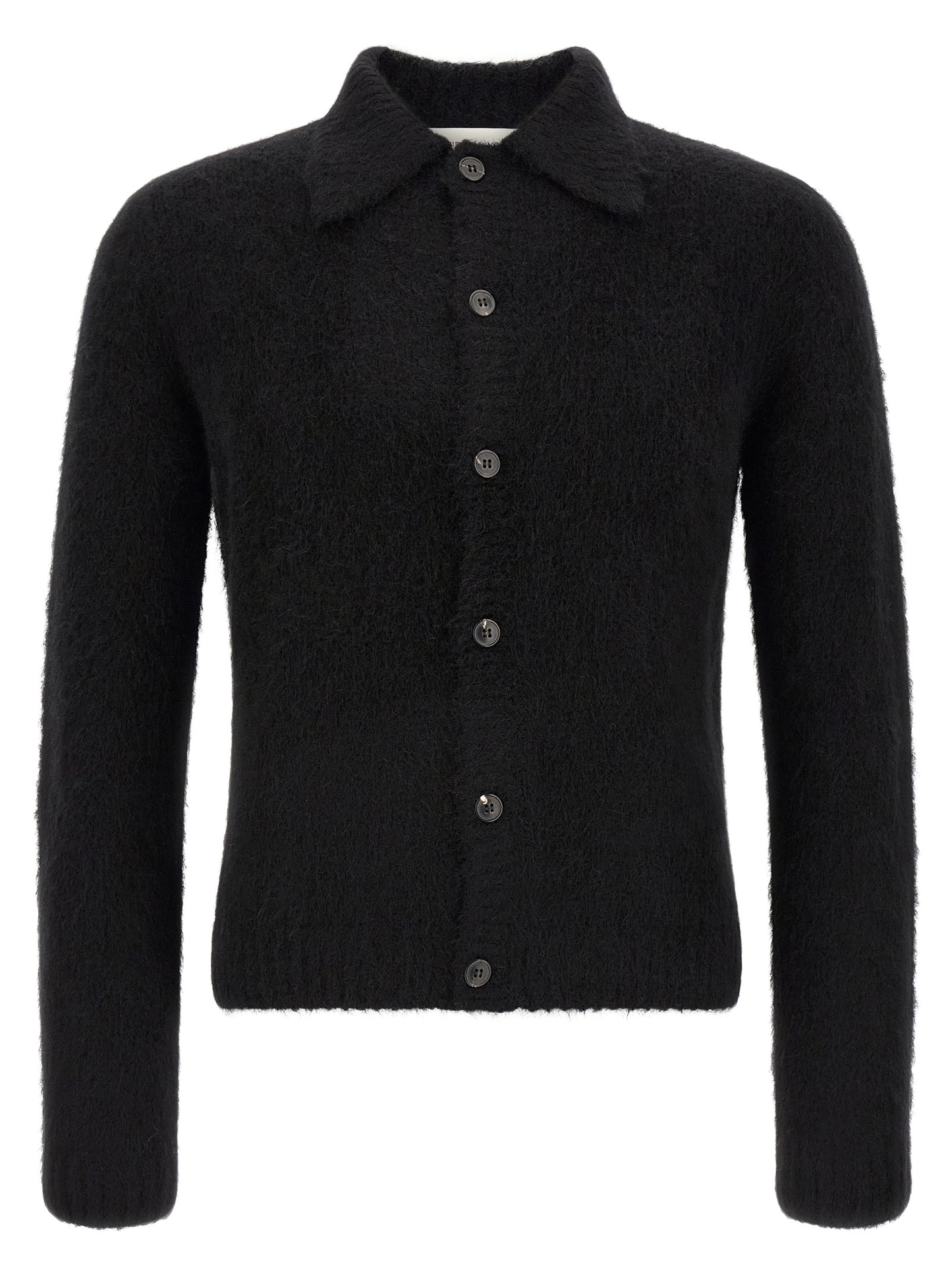 Black Wool Cardigan