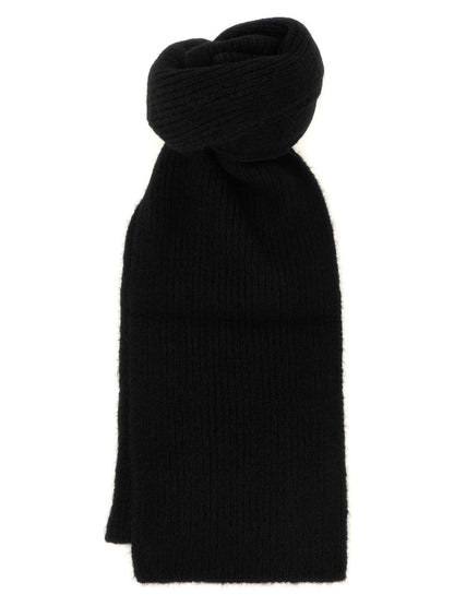 Black Wool Foulard