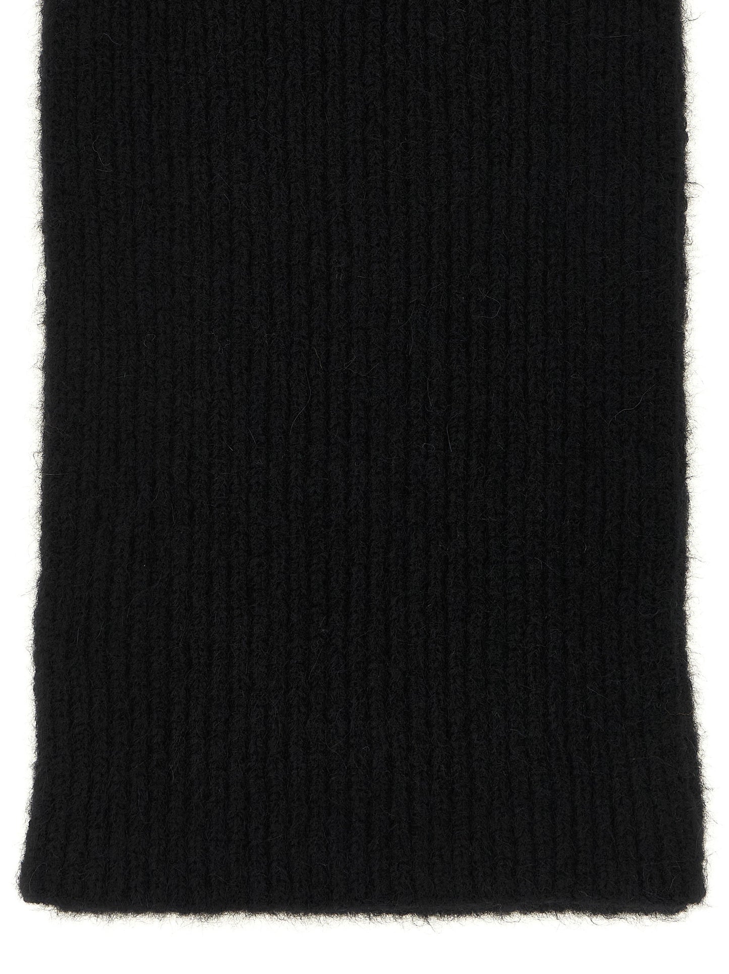 Black Wool Foulard