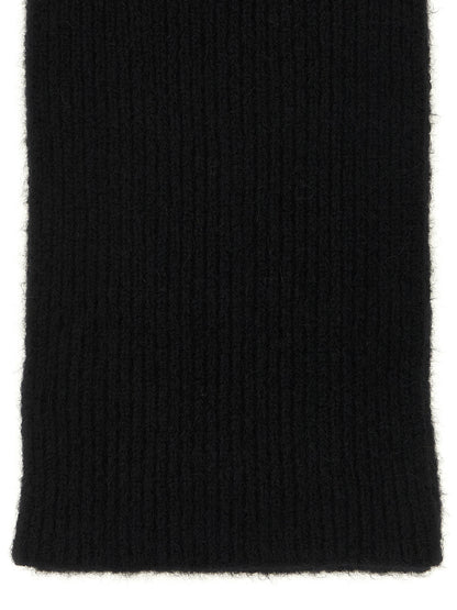 Black Wool Foulard