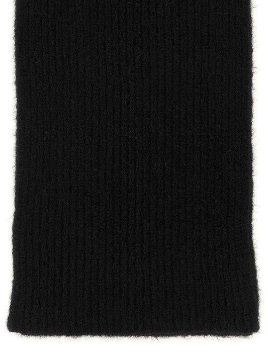 Black Wool Foulard