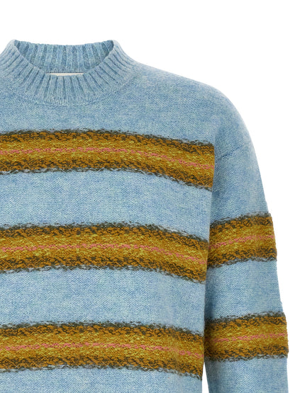 Blue Wool Cardigan
