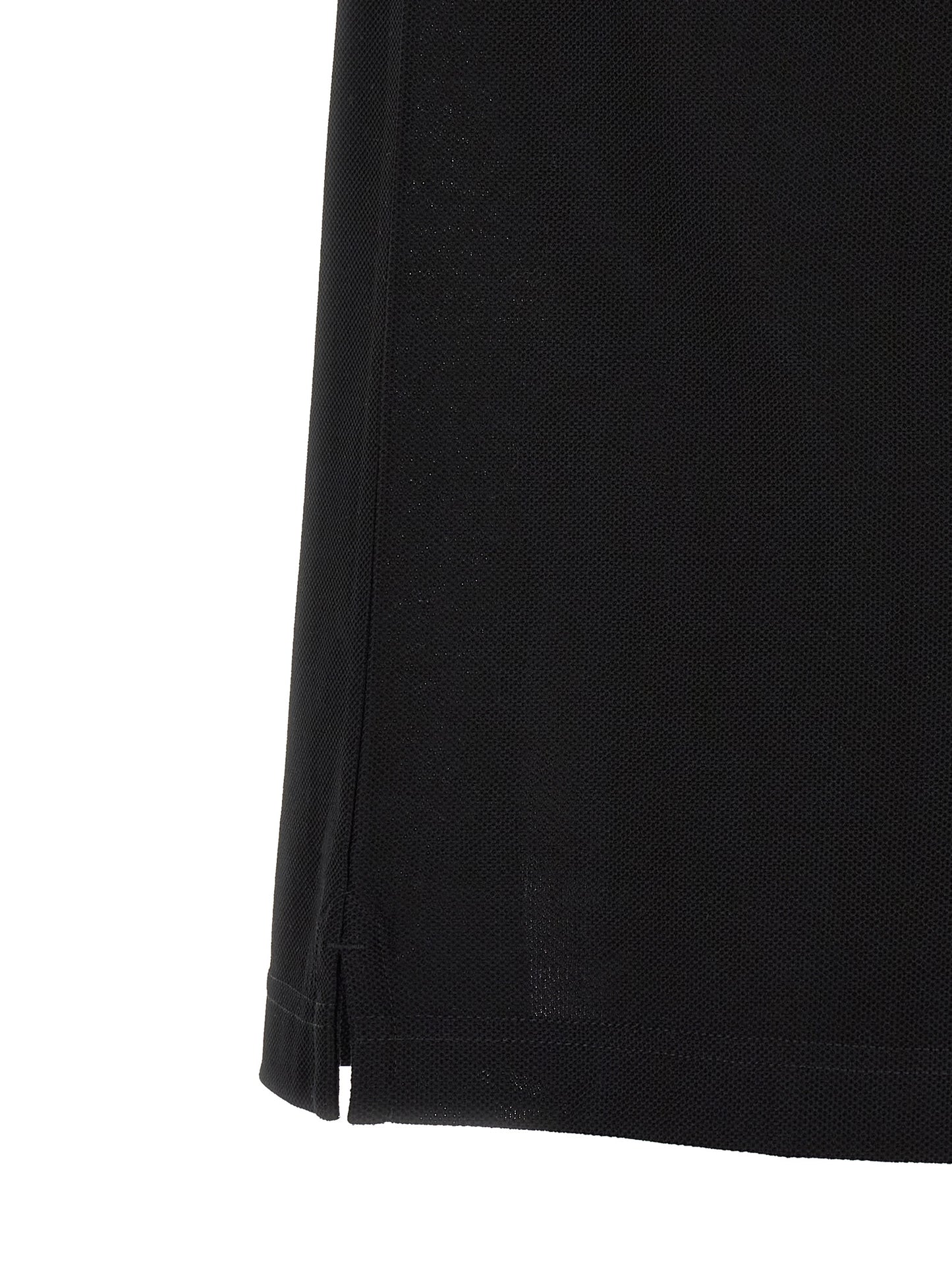 Black Cotton Polo Shirt