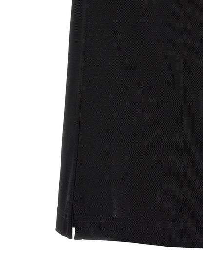 Black Cotton Polo Shirt