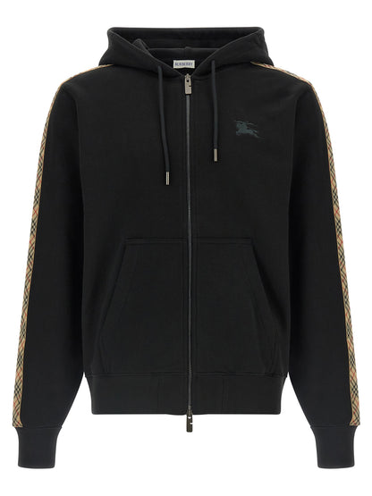 Black Cotton Sweatshirt