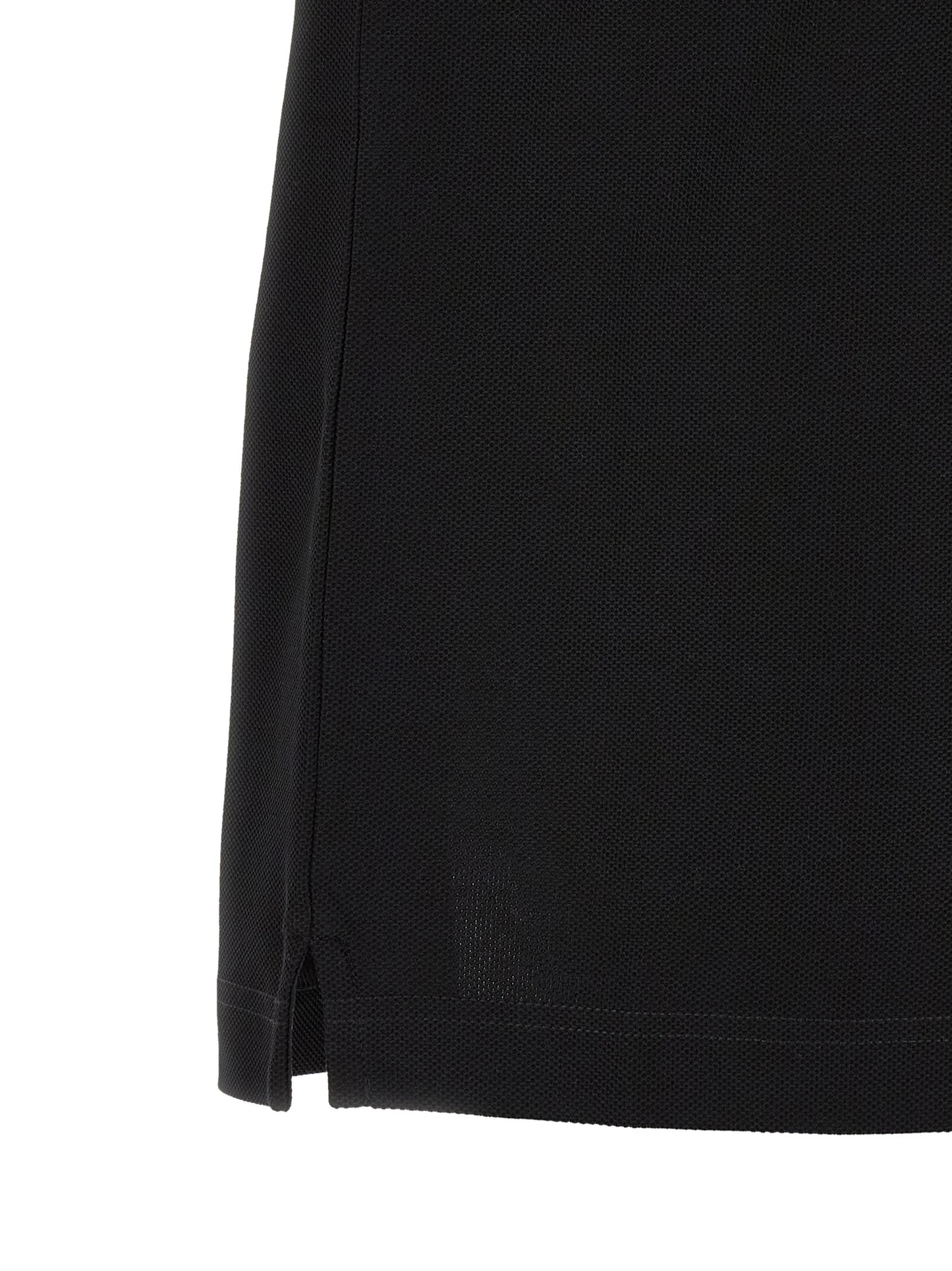 Black Cotton Polo Shirt