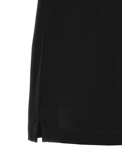 Black Cotton Polo Shirt
