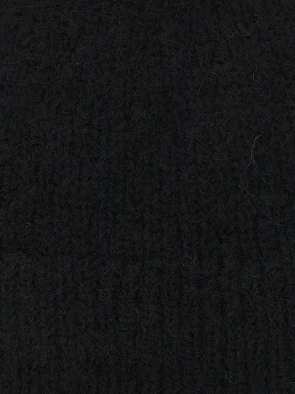 Black Wool Beanie
