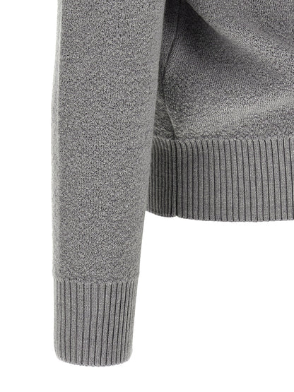 Gray Virgin Wool Cardigan