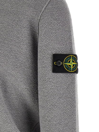 Gray Virgin Wool Cardigan