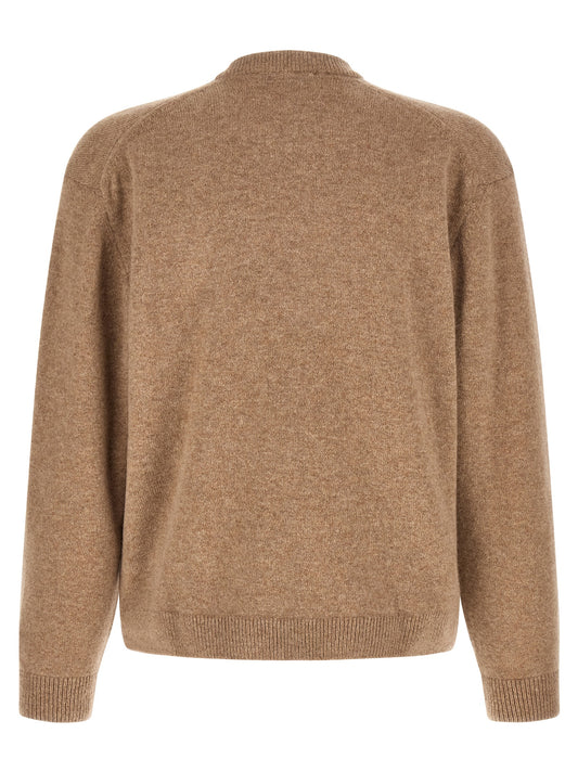 Beige Wool Cardigan