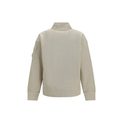 Beige Cotton Sweatshirt