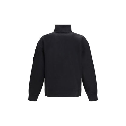 Black Cotton Sweatshirt