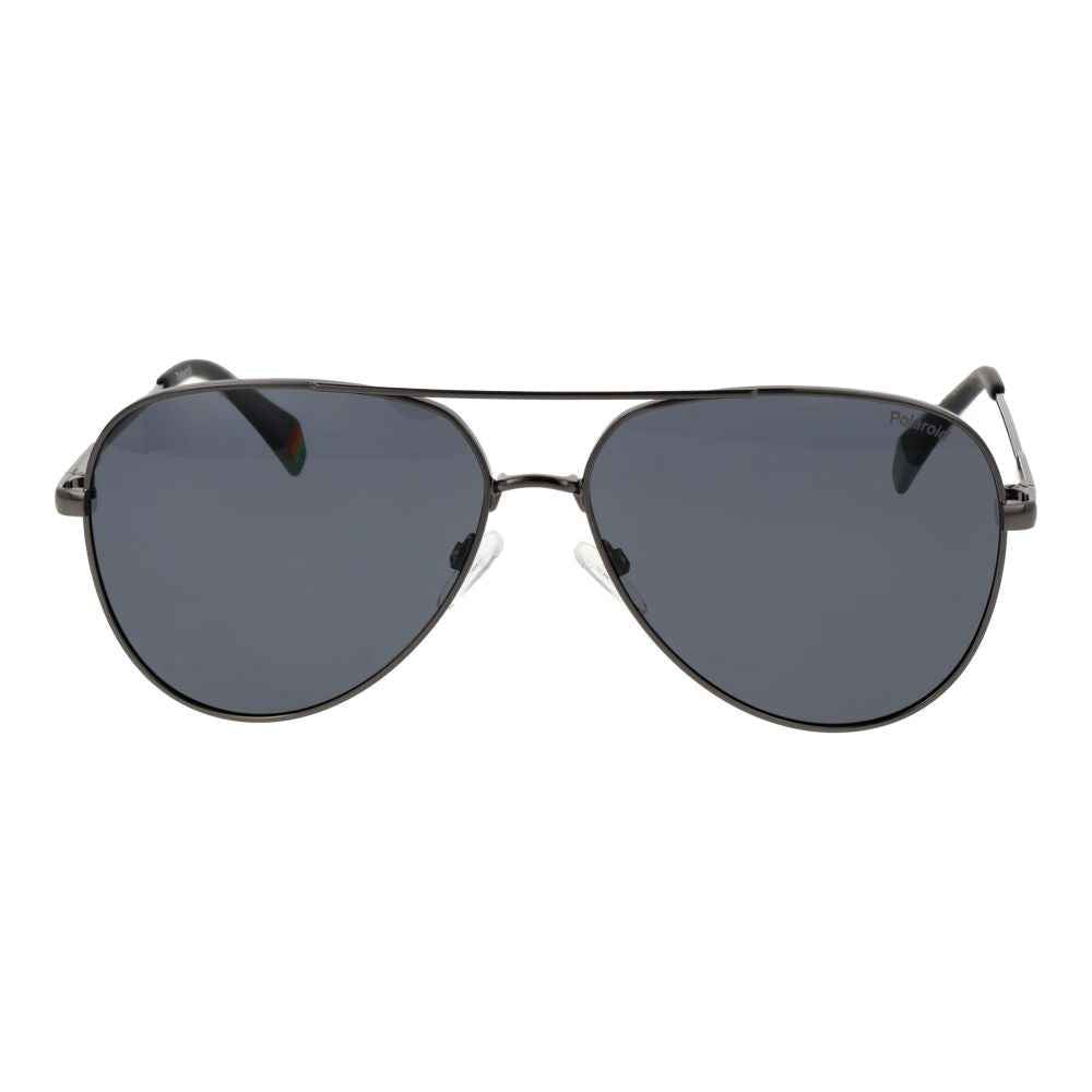 Gray Metal Sunglasses