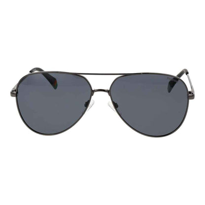 Gray Metal Sunglasses