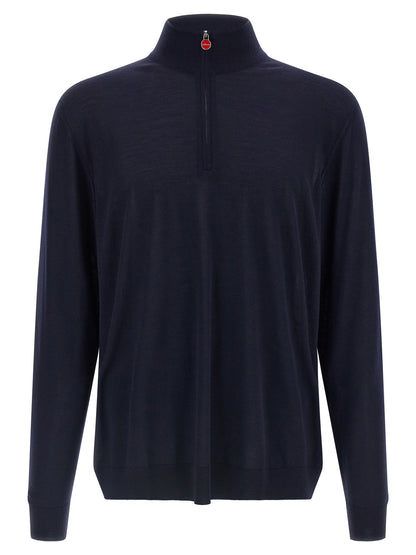 Blue Wool Cardigan