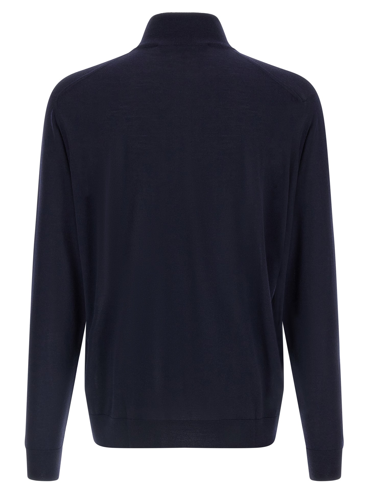 Blue Wool Cardigan