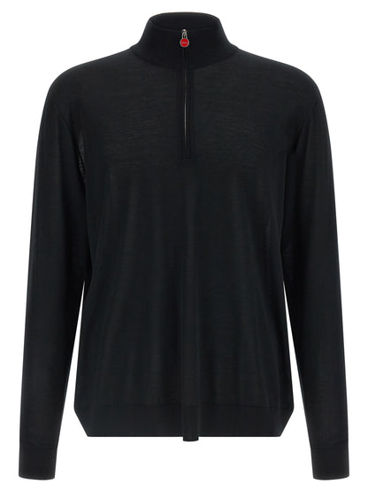 Black Wool Cardigan