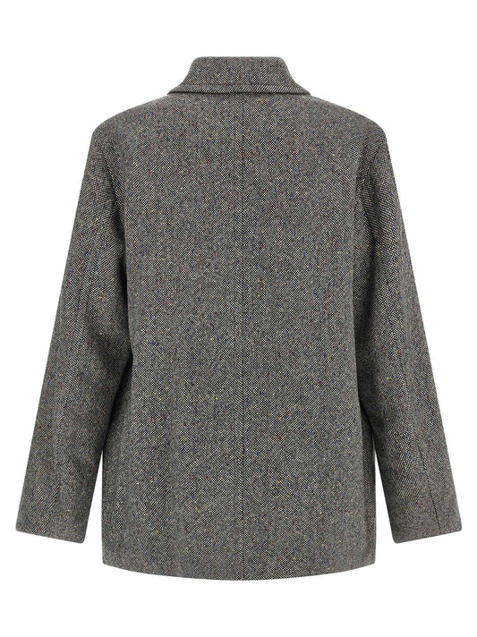 Gray Wool Coat