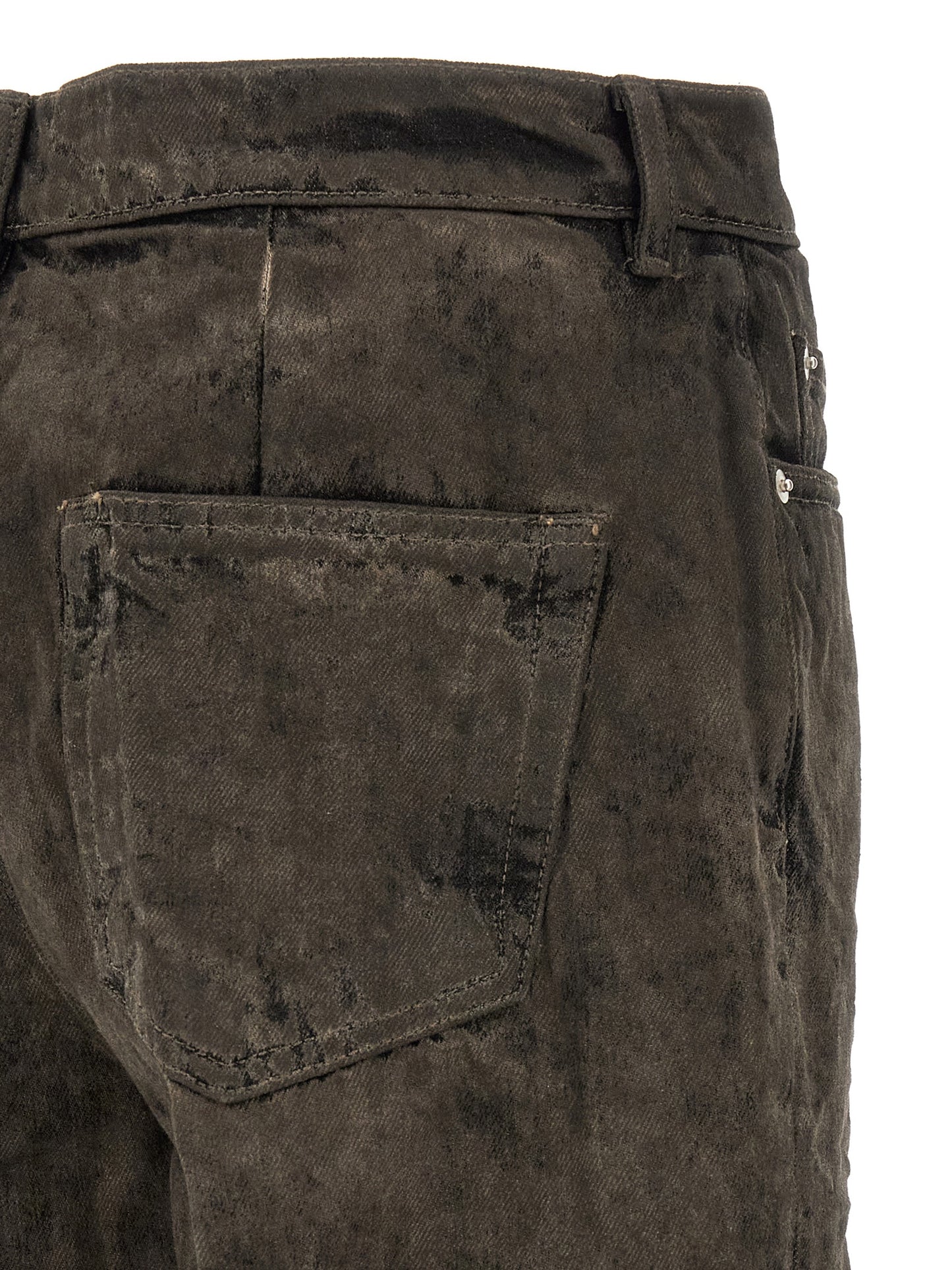 Gray Cotton Bermuda Shorts