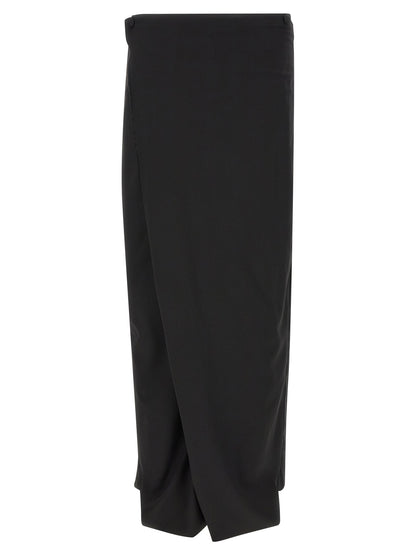 Black Virgin Wool Dress Pants