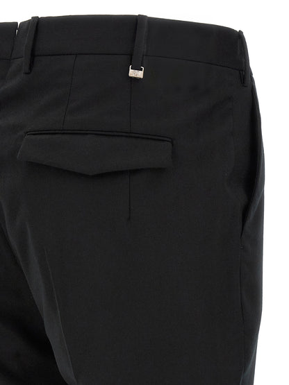 Black Virgin Wool Dress Pants