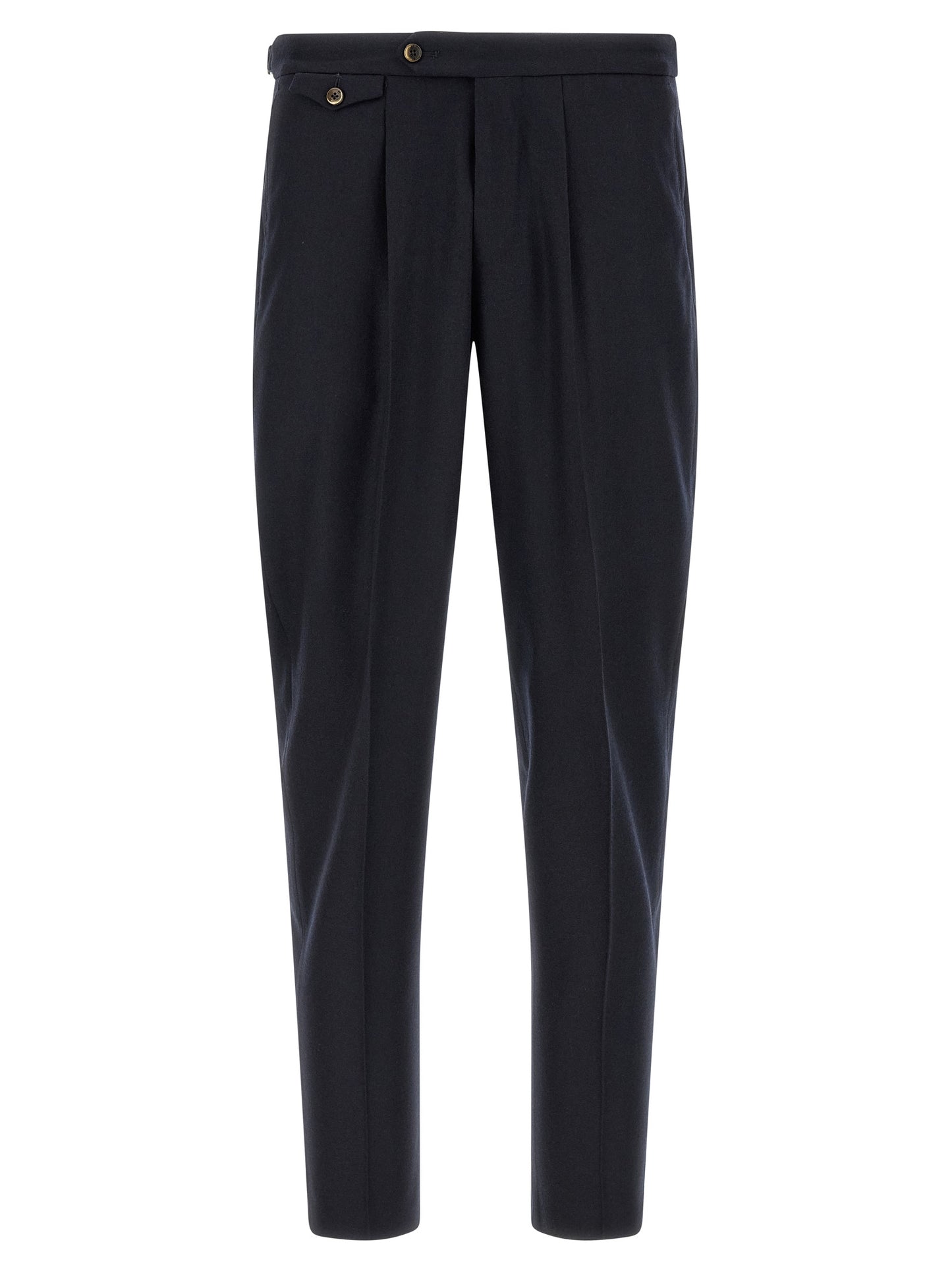 Black Virgin Wool Dress Pants