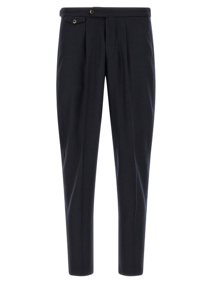 Black Virgin Wool Dress Pants