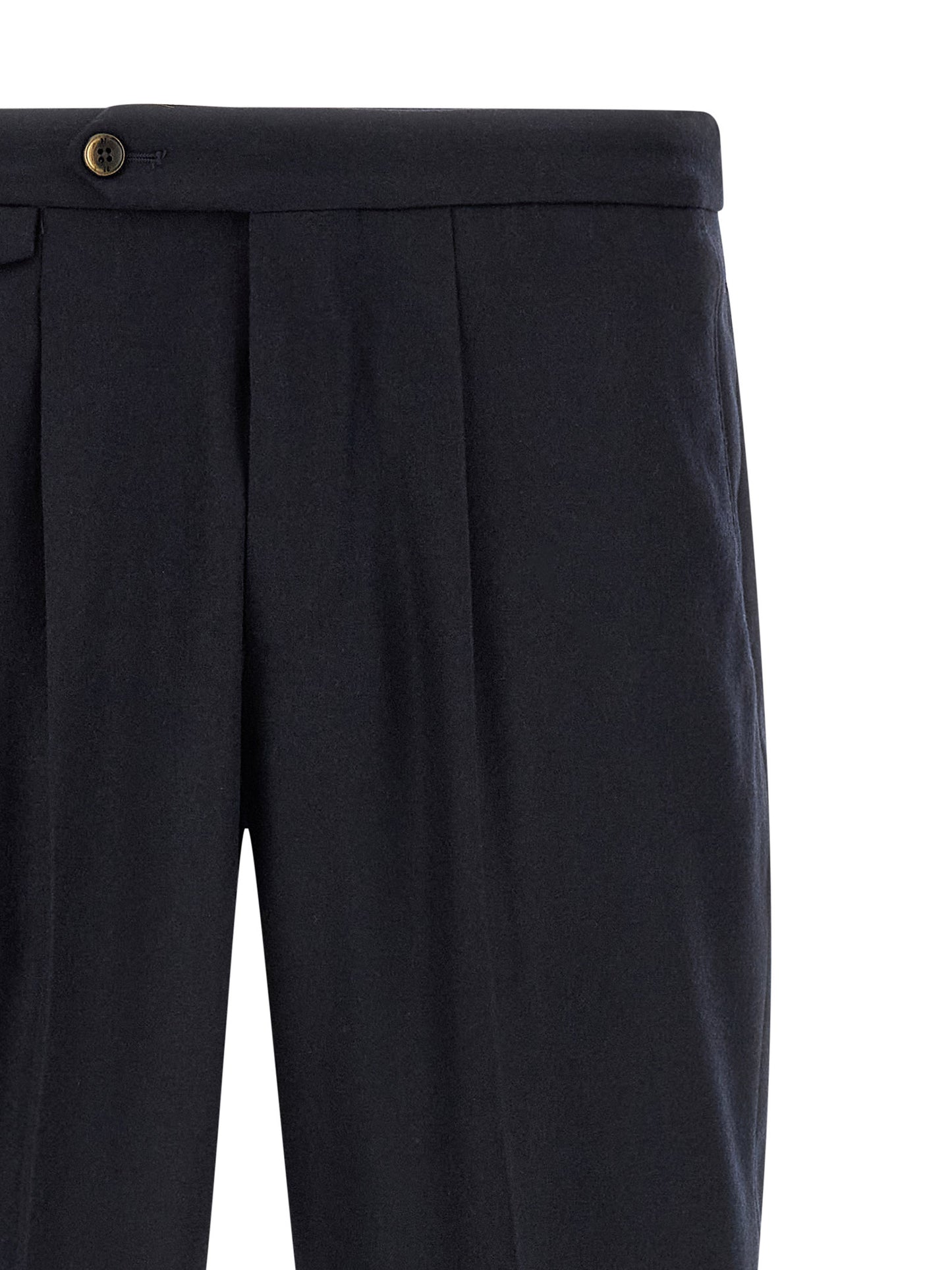 Black Virgin Wool Dress Pants