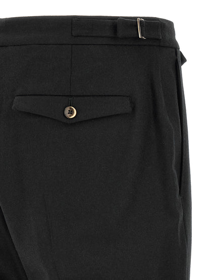 Black Virgin Wool Dress Pants