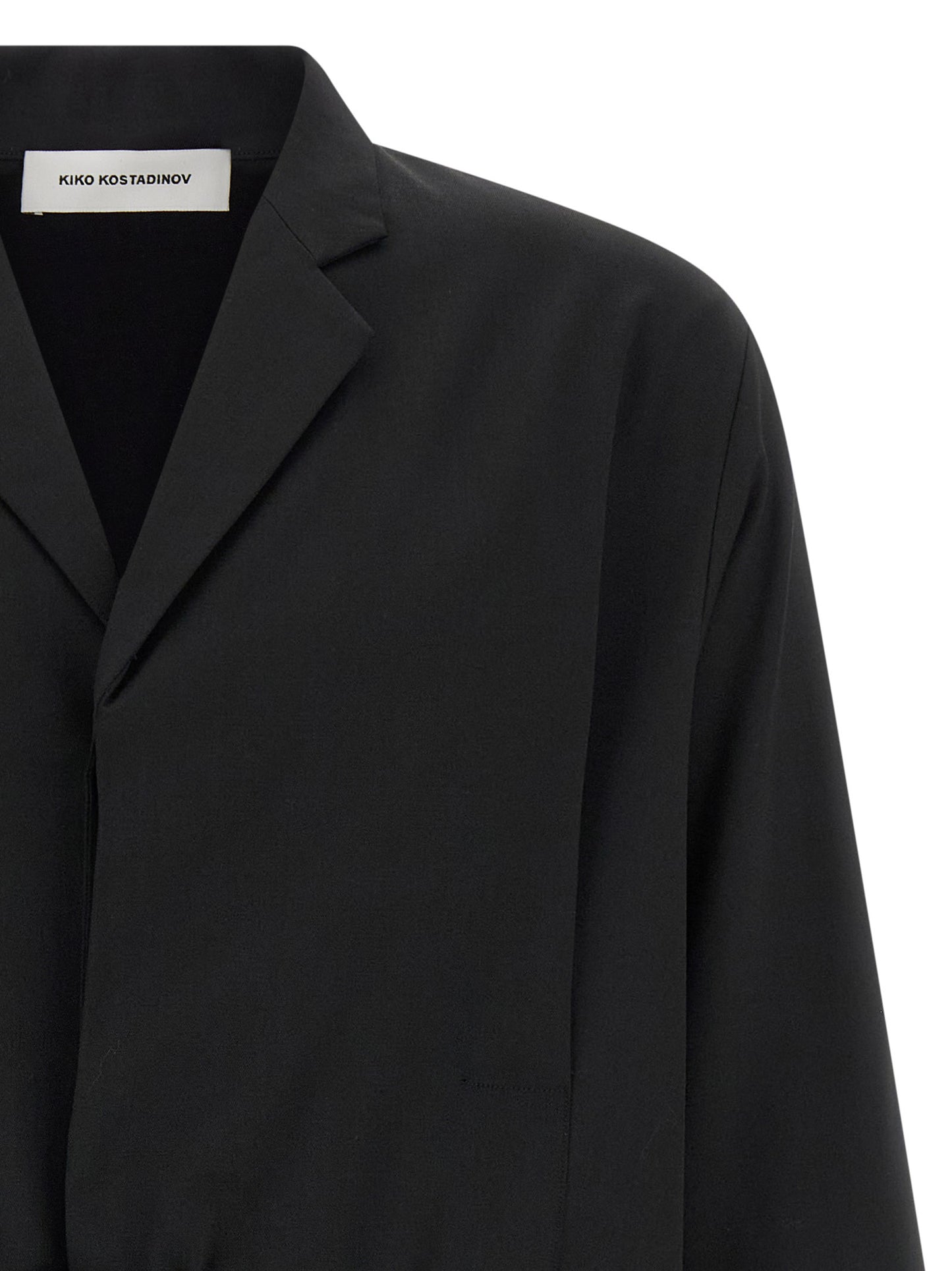 Black Virgin Wool Blazer