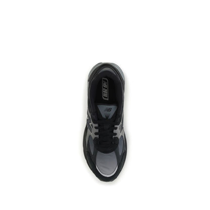 Black Recycled Polyester Athletic Sneakers