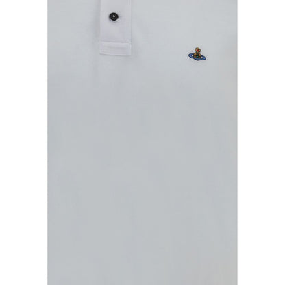 White Cotton Polo Shirt