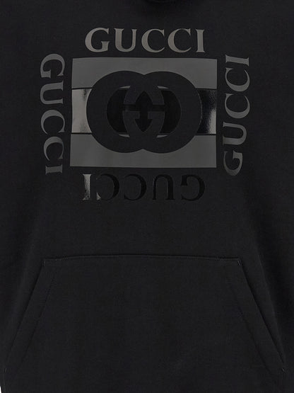 Black Cotton Sweatshirt
