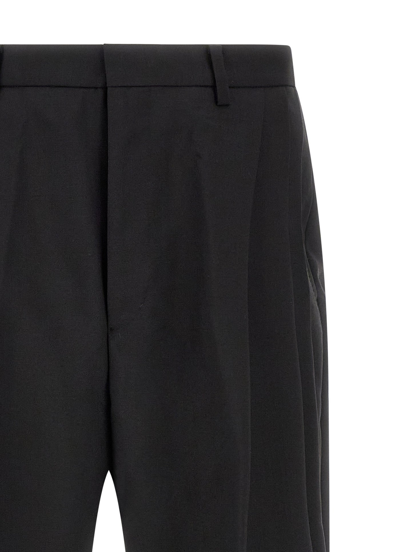 Black Wool Dress Pants