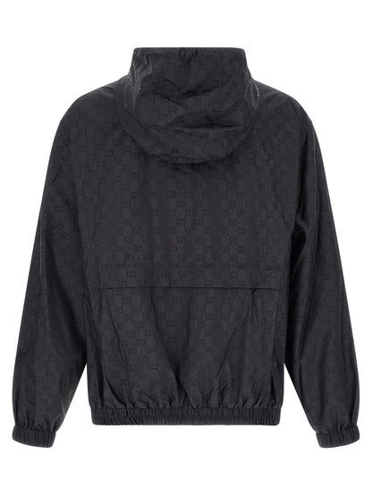 Black Polyamide Shell Jacket