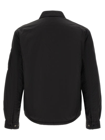 Black Polyamide Full-Length Jacket