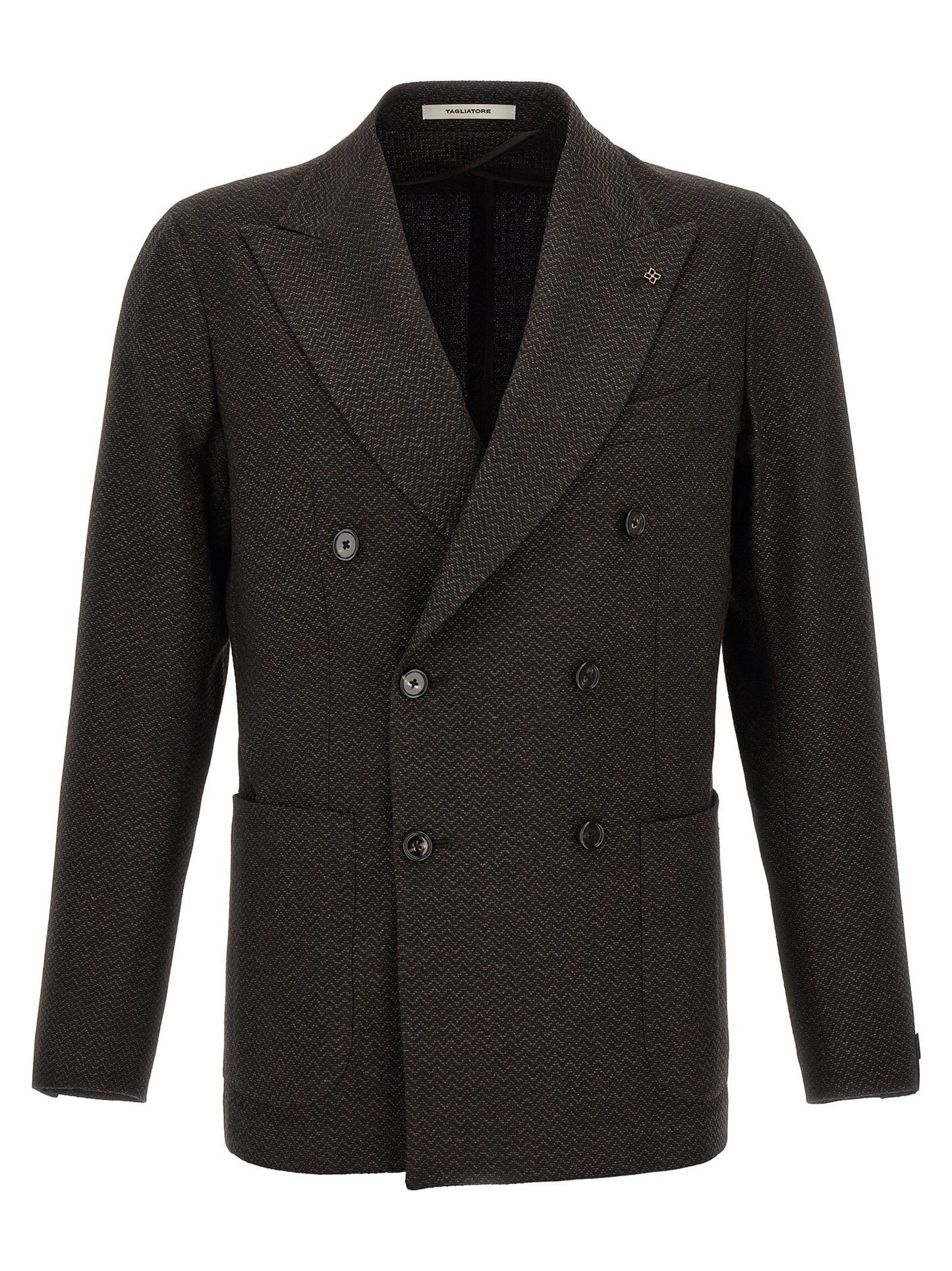 Brown Virgin Wool Blazer