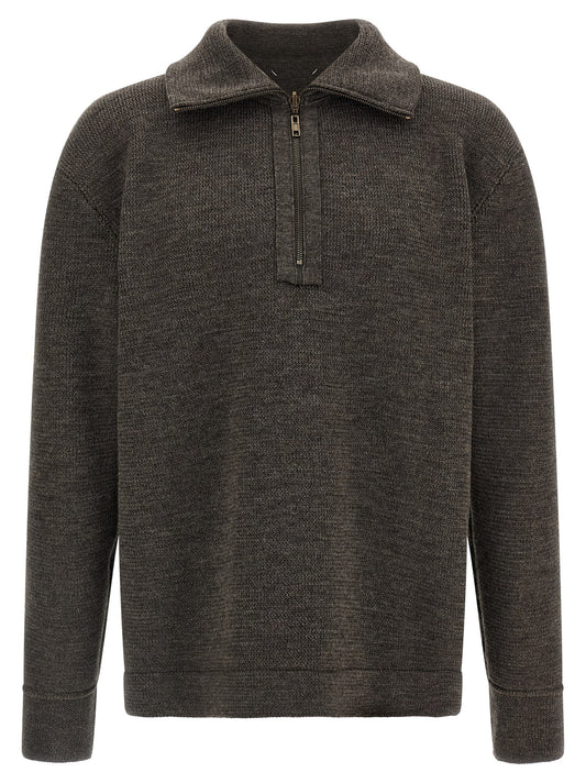 Gray Wool Cardigan