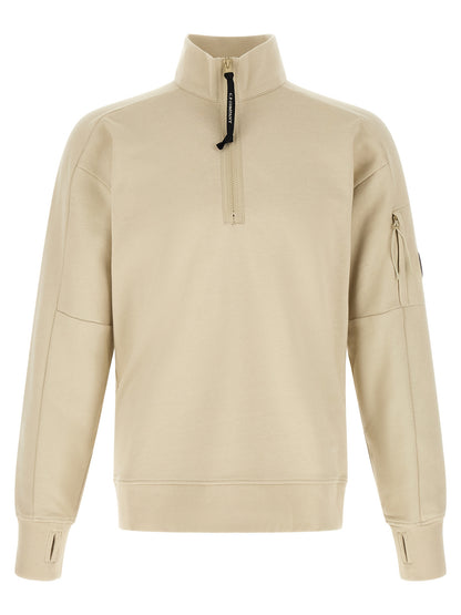 Beige Cotton Sweatshirt
