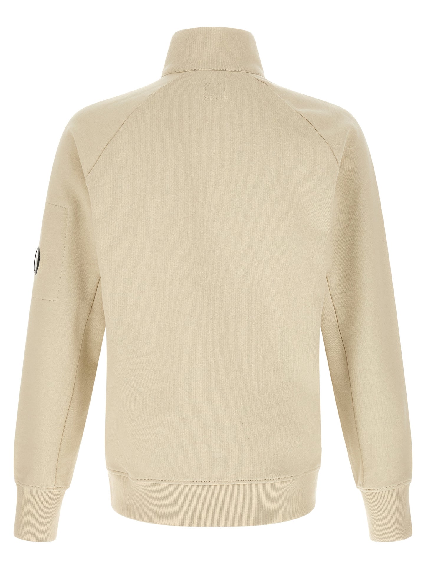 Beige Cotton Sweatshirt