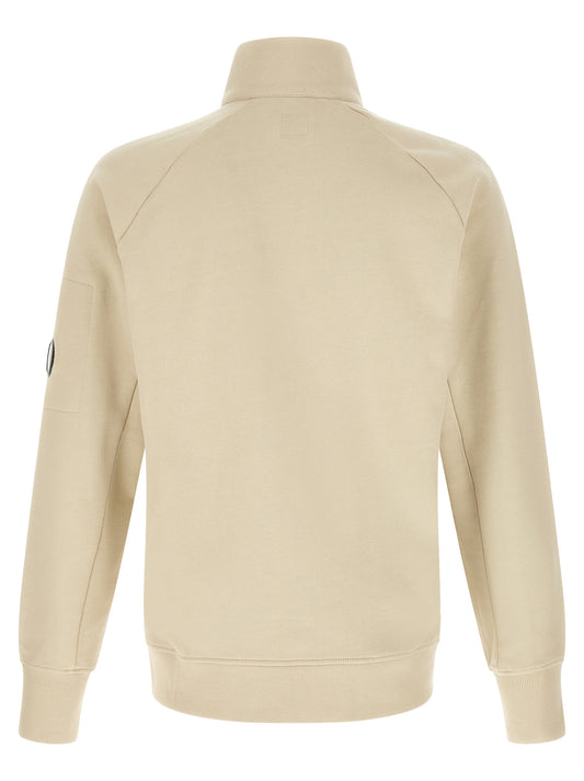 Beige Cotton Sweatshirt