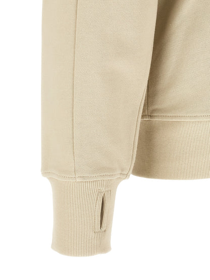 Beige Cotton Sweatshirt