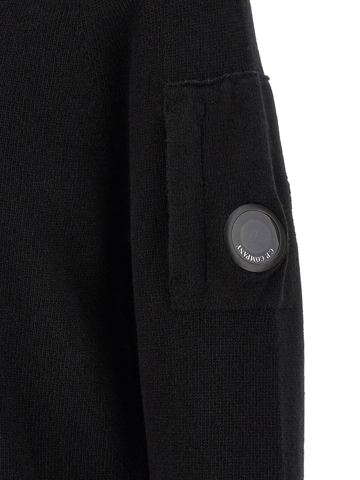 Black Wool Cardigan