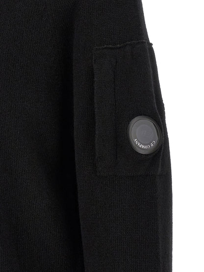 Black Wool Cardigan