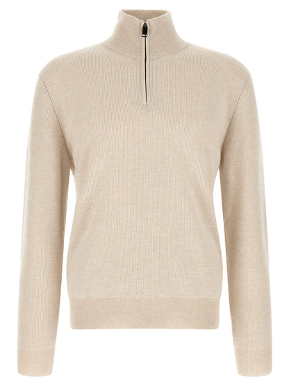 Beige Cashmere Sweatshirt