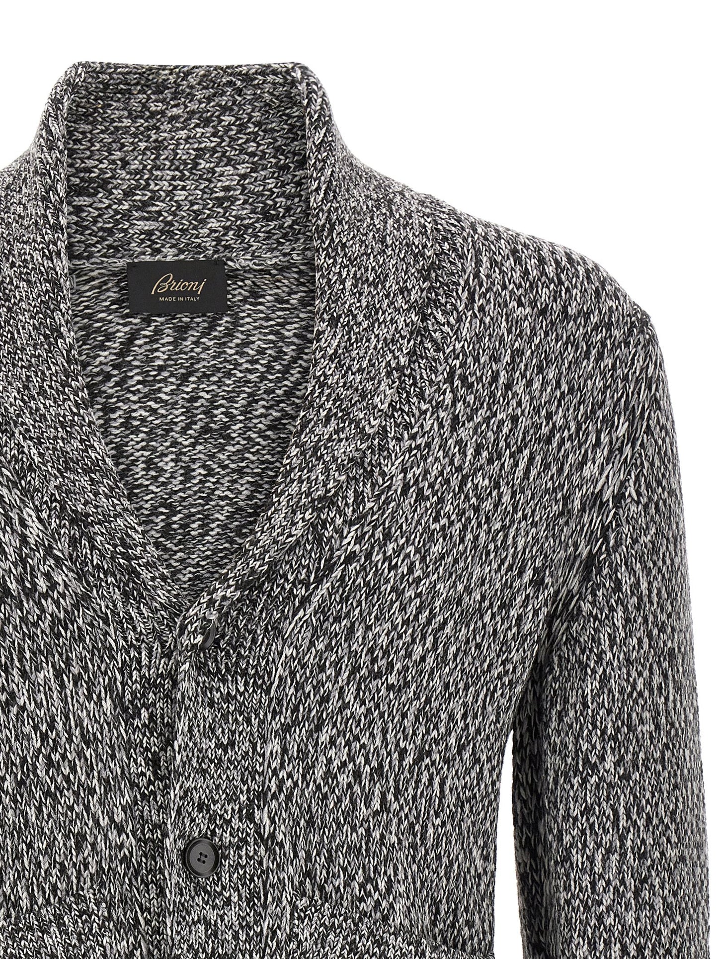 Bicolor Wool Cardigan