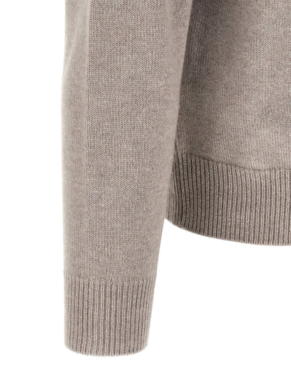 Beige Cashmere Cardigan