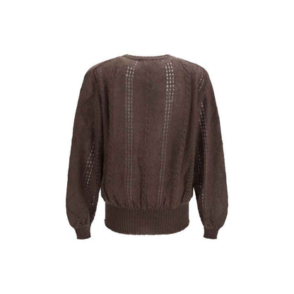 Brown Mohair Cardigan