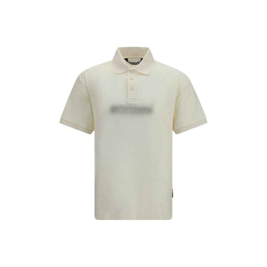 Beige Cotton Polo Shirt